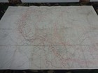 Ww1  special Sheet  Trench Map Of The Hindenburg Line Entitled  hendecourt 