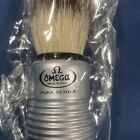 Omega Silver Boar Brush New