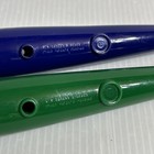 Lot Blue   Green Swanson Bakelite Tonette Recorder Patent Date D 112623