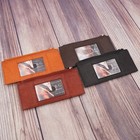 Personalized Leather Long Wallet Women s Card Holder Zip Clutch No Import Fees