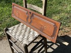 Carved 32  Antique Drawer Front Pediment Wooden Crown Board Topper Door Header b