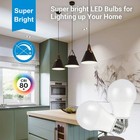 Lot A19 Led Light Bulbs 15w 100 Watt Halogen Equivalent 6500k Daylight White E26