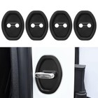  4 Pcs Car Silicone Door Lock Latches Covers Compatible With Vw Beetle Tiguan 