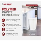 Rev-a-shelf Polymer Replacement 35 Qt  Trash Bin  White  2 Pack  Rv-35-11-2