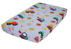 Everyday Kids Baby Boy Fitted Crib Sheet - Under Construction