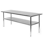 Stainless Steel Commercial Kitchen Work Food Prep Table - 72  X 30 