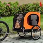 Orange Dog Bike Trailer 2 In 1 Convertible Jogger Stroller Waterproof Cycling