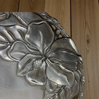 Vintage 2001 Arthur Court Magnolia With Bird 12  Cast Aluminum Tray Platter