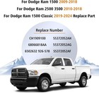 Rear Tailgate Molding Cap Spoiler  Fit For 2009-2018 Dodge Ram 1500 fit For 2010