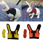 Pet Small Animal Hamster Rabbit Vest Harness Leash Lead Bunny Traction Rope    
