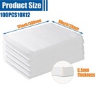 100 Pack Foam Pouches Cushion Foam Wrap Pouches For Moving And Storing 10x12