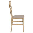 Gold Resin Chiavari Chair - Commercial Quality Stackable Wedding Venue Chair 