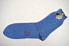 Vintage Socks Gilbert Argyle Window 50s Cotton Soft Blue Knit  9  X 8  Nwt