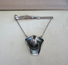 Vintage Navajo Western Americana Cowboy Hat Sterling Silver Dangle Tie Bar