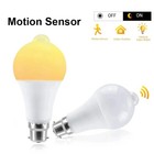Dusk To Dawn Led Light Bulb Pir Sensor B22 12w Infrared Auto Energy Saving Lamp