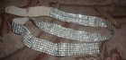 Antique 1920 s French Rhinestones Belt 35  Hip Length Glittering Art Deco  Nice 