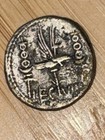 Roman Republic Silver Denarius Octavian 27 Bc Ant Avg Iii Vir R P C Prow