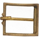 Brass New Hippie Minimalist Hippy Retro Mcm Boho Nos 1970s Vintage Belt Buckle