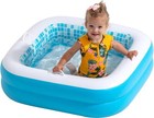 Inflatable Baby Toddler Pool With Blow Up Padded Floor Grip Handle Bars Ball Pit