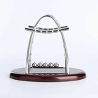 Physics Science Fun Desk Toy Gift Arc-shape Newtons Cradle Steel Balance Ball Us