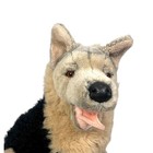 Fao Schwarz Large German Shepherd Plush Dog Stuffed Animal Mouth Open 18 5  Rare