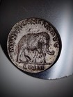1x1 Production  140-144  Ad Ancientroman Mini Coin Antoninus elephant Denarius