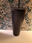 New Starbucks 2017 Cold Cup Tumbler 24 Oz Venti Black Star S Pattern 34bb15