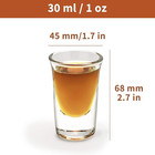 Shot Glasses Set 12pcs 30ml 1oz Shot Glass Tray Holder Organizer Straight Thick