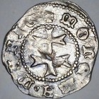 Hungary 1383-1385 Denar Denier Maria Marie D anjou Medieval Hammered Silver Ir2