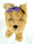 Yorkshire Terrier Walmart Plush Yorkie Dog Embroidery Eyes Gray Tan 9  Realistic