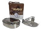 Muff Pot Food Warmer Snowmobile Exhaust Cooker Stainless Muffpot Hot Dogger Atv