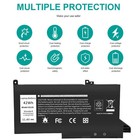 Lot Battery Dj1j0 F3ygt For Latitude 7280 7290 7380 7390 7480 7490 E7280 E7480