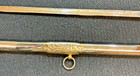 New London Regalia - Knights Templar Masonic Etched Blade Sword - Chrome   Brass