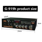 1000w Small Bluetooth Power Amplifier Stereo Receiver Audio Amp Usb Music Player