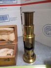 Antique French Portable Brass Microscope  With Box Circa 1870 T8-b-30