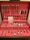 Vintage 1947 1881 Rogers Capri Silverplate Flatware Set 70 Piece Original Case