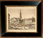 A  Vintage New York Framed Prints  Raoul Varin  Dated 1831 