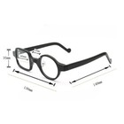 Hand Made Vintage Small Round Square Glasses Frames Full Rim Eyeglasses Mismatch