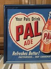 Pal Ade Soda Sign Bottle Cap Orange Bar Pub Garage Vintage Style Wall Decor