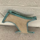 Beautiful Large Antique Letter I - Building Marquee Sign Bronze Porcelain Front