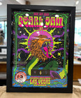 Pearl Jam 2024 Poster - Las Vegas Artist Signed W Backstage Pass   Guitar Picks 