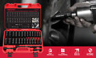 29pcs 1 2  Drive Deep Impact Socket Set With Extension Bars Sae And Metric Cr-v