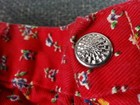 Vtg Retro 1970s Miss B Pants Girls Kids Pants Red Original