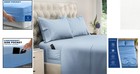 4-piece Extra Deep Pocket Cooling California King Sheets - Hotel Luxury Quality