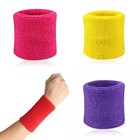 Cotton Wrist Sweatbands Tennis Wrist Bands Absorbent Sweat Band Men   Women