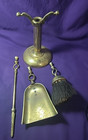 Fireplace Tool Set Vintage Mini Small Brass - Ianthe - Made In England 11 75  H