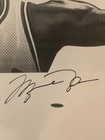 Michael Jordan Autographed 62 5x21  wings  Poster Authenticated By Upper Deck