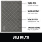 Gorilla Grip Cat Litter Box Mat  35x23  Water Resistant Kitty Litter T