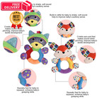 Haha Baby Teething Rattle Toys  Infant Girl Boy Learning Toy Multicolor 