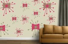 Atomic Starburst Vintage Retro Wall Decal Modern Decor 